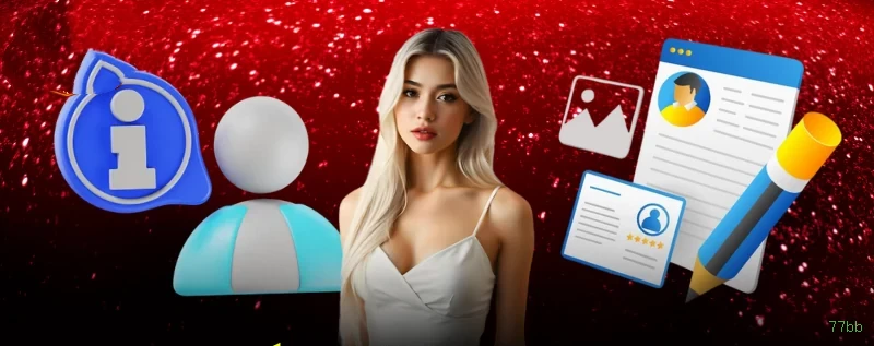 Imagem promocional da 77bb mostrando a plataforma e suas vantagens